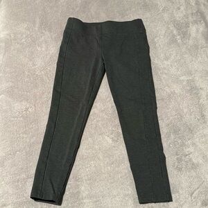 Loft Outlet Women Sz‎ M Leggings Slim Through Hip & Thigh Dark Gray/Black